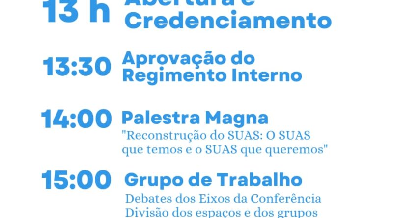 12 CONFERÊNCIA DE ASSISTENCIA SOCIAL